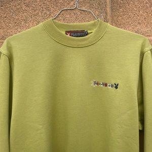 Vintage Chartreuse Womens Playboy Sweatshirt, perfect condition